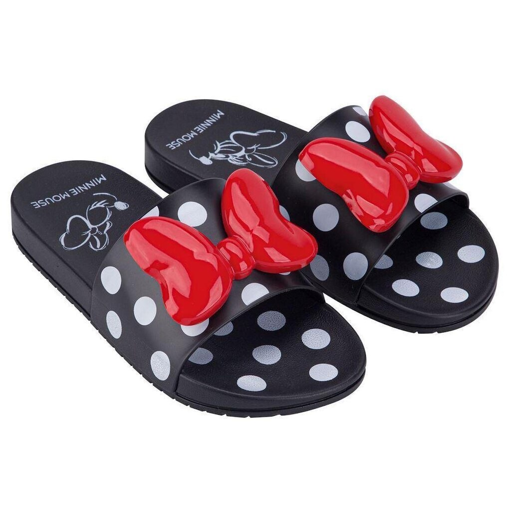 Chinelo Infantil Grendene Kids Disney Poa Slide Preto 31