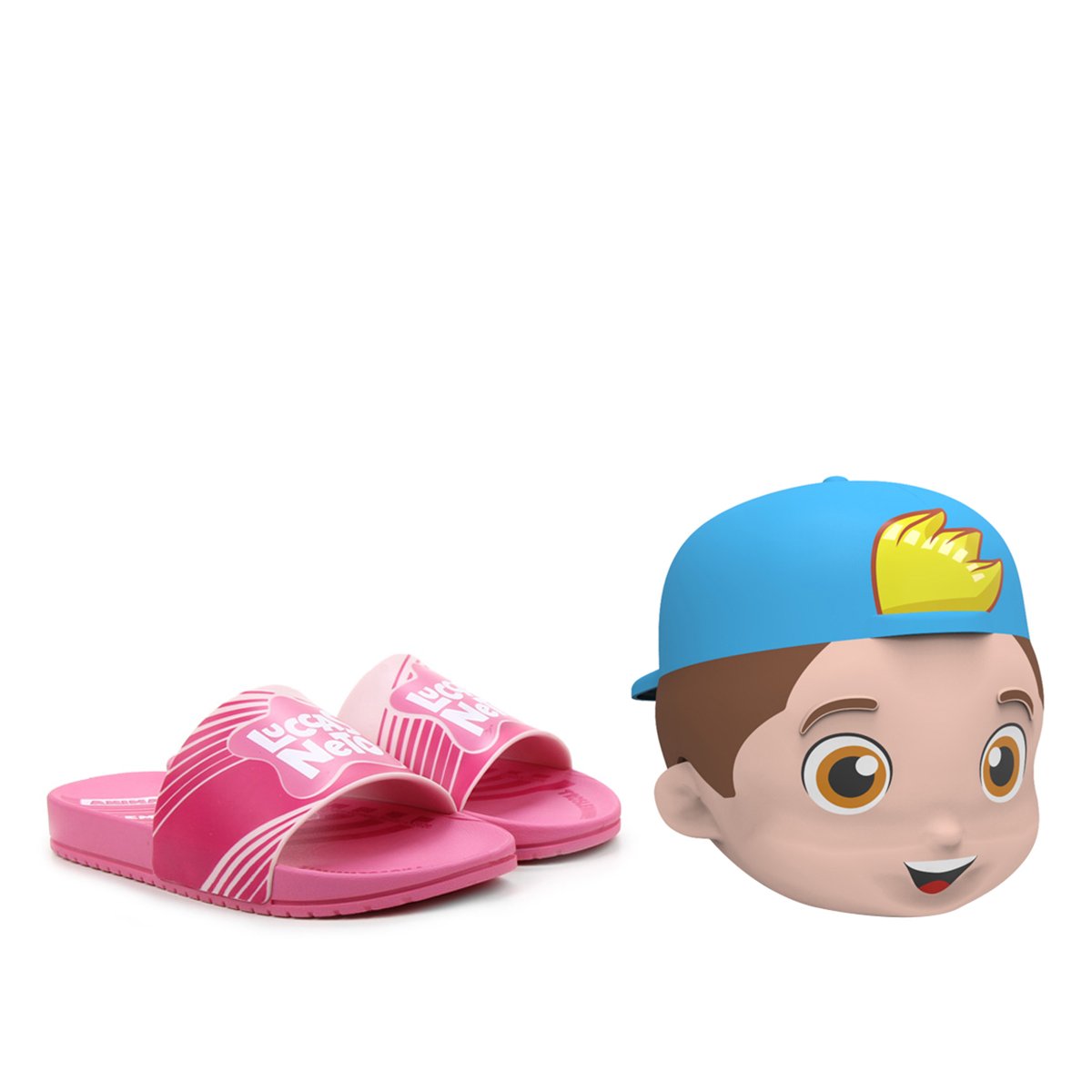 Chinelo Infantil Grendene Kids Gáspea Luccas Neto Com Cofrinho Masculino - Rosa Menor preço em Chinelo Infantil Grendene Kids Gáspea Luccas Neto Com Cofrinho Masculino - Rosa