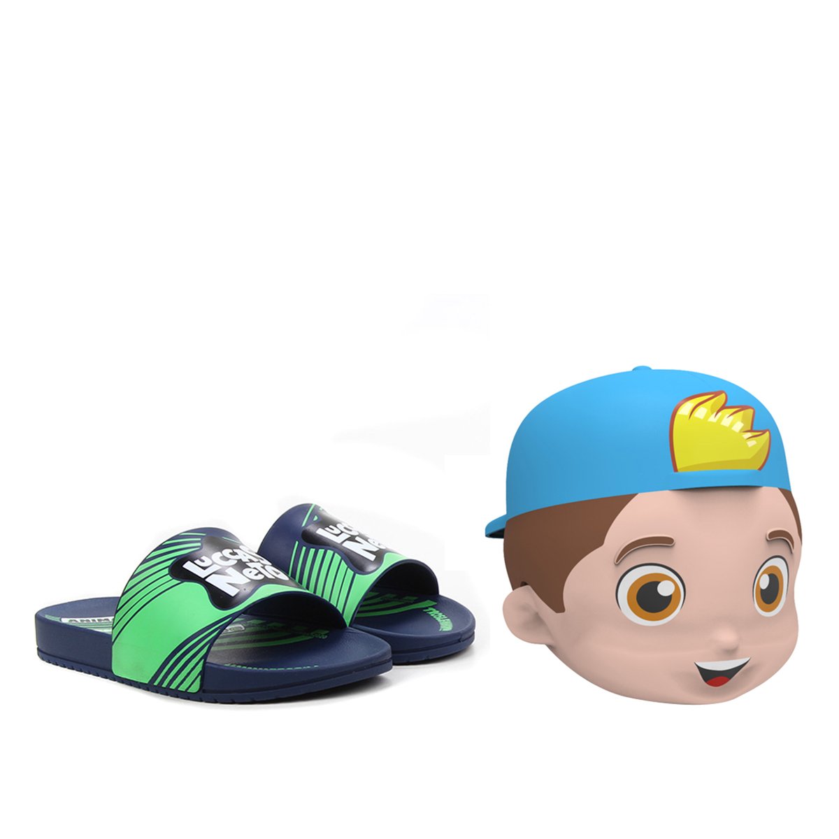 Chinelo Infantil Grendene Kids Gáspea Luccas Neto Com Cofrinho Masculino - Azul+Verde é ruim? Chinelo Infantil Grendene Kids Gáspea Luccas Neto Com Cofrinho Masculino - Azul+Verde é boa?