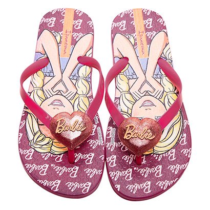 Chinelo Infantil Grendene Kids Ipanema Barbie Style Feminino - Feminino