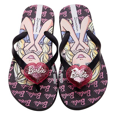 Chinelo Infantil Grendene Kids Ipanema Barbie Style Feminino - Feminino