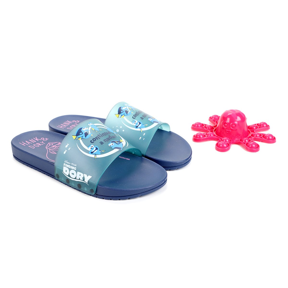 Chinelo Infantil Grendene Kids Procurando Dory + Pop It Polvo Feminino - Azul+Rosa é ruim? Chinelo Infantil Grendene Kids Procurando Dory + Pop It Polvo Feminino - Azul+Rosa é boa?