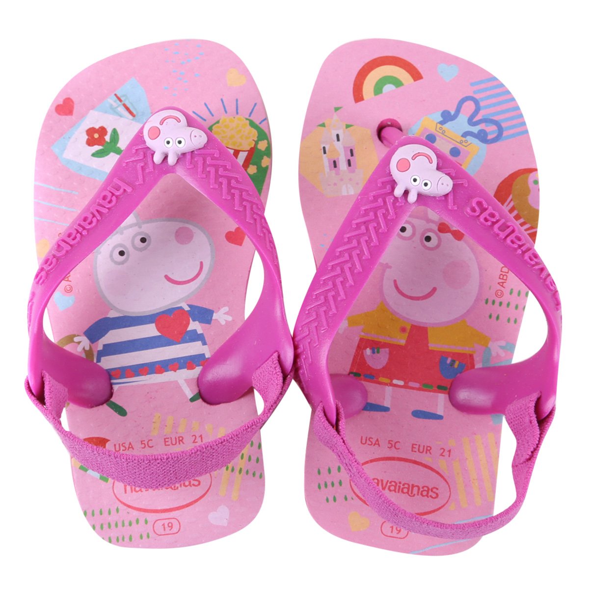 Chinelo Infantil Havaianas N Baby Peppa Pig Feminino - Rosa Menor preço em Chinelo Infantil Havaianas N Baby Peppa Pig Feminino - Rosa