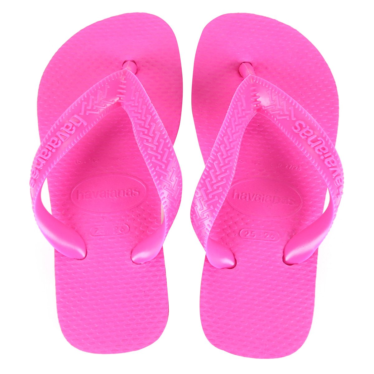 Chinelo Infantil Havainas Básica Feminina - Rosa Menor preço em Chinelo Infantil Havainas Básica Feminina - Rosa