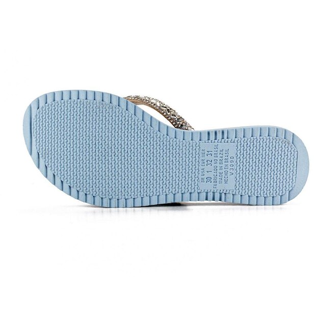Chinelo Infantil Menina Pink Cats V4041 Celeste