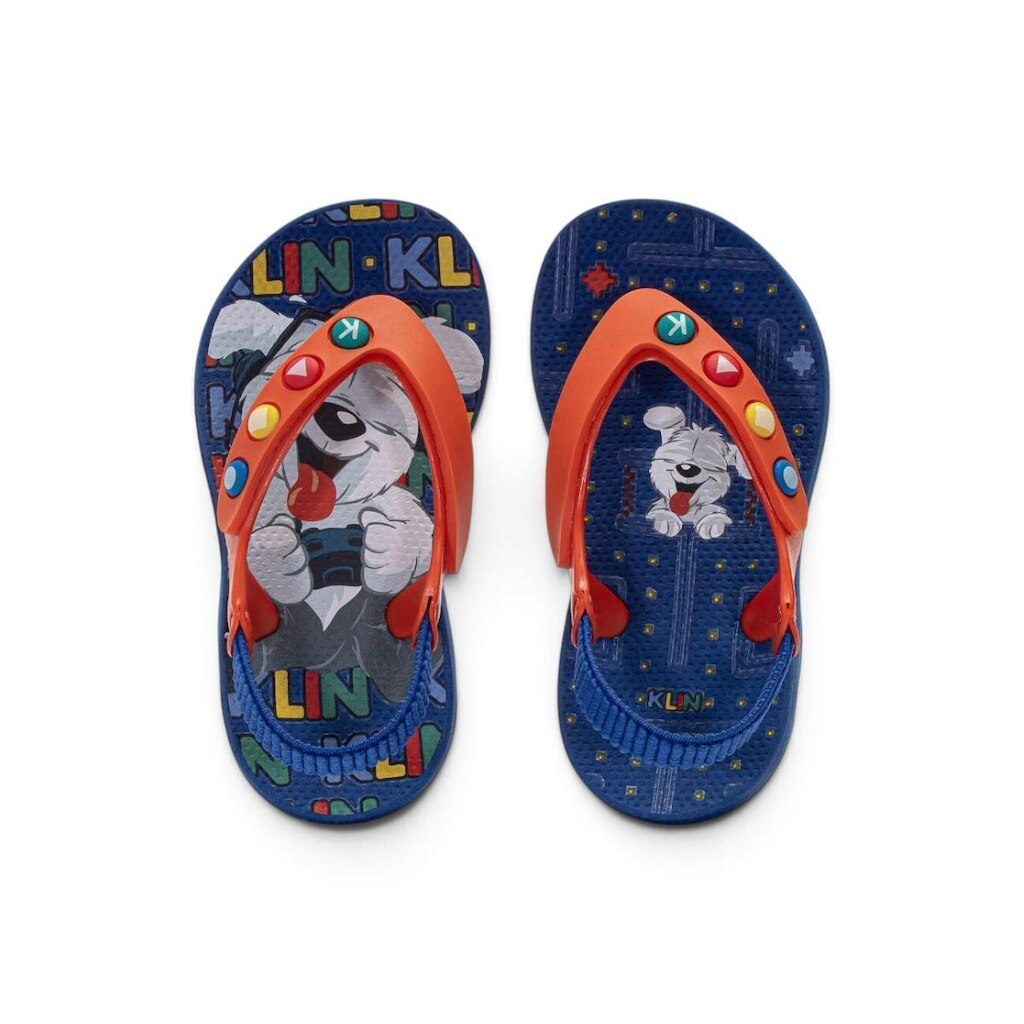 Chinelo Infantil Meninos Klin Acqua Azul Royal - 4421
