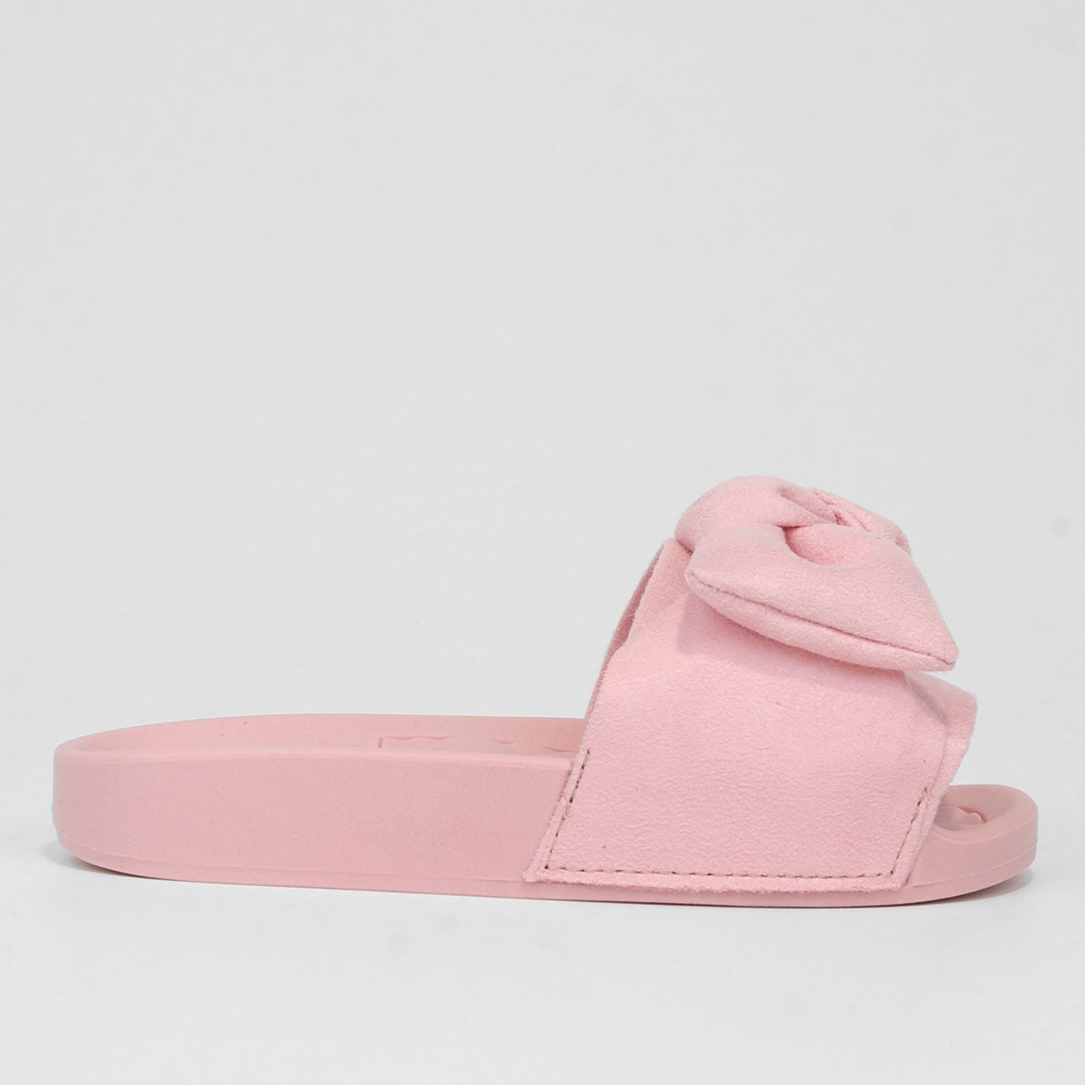 Chinelo Infantil Molekinha Slide Laço Menina - Rosa Menor preço em Chinelo Infantil Molekinha Slide Laço Menina - Rosa