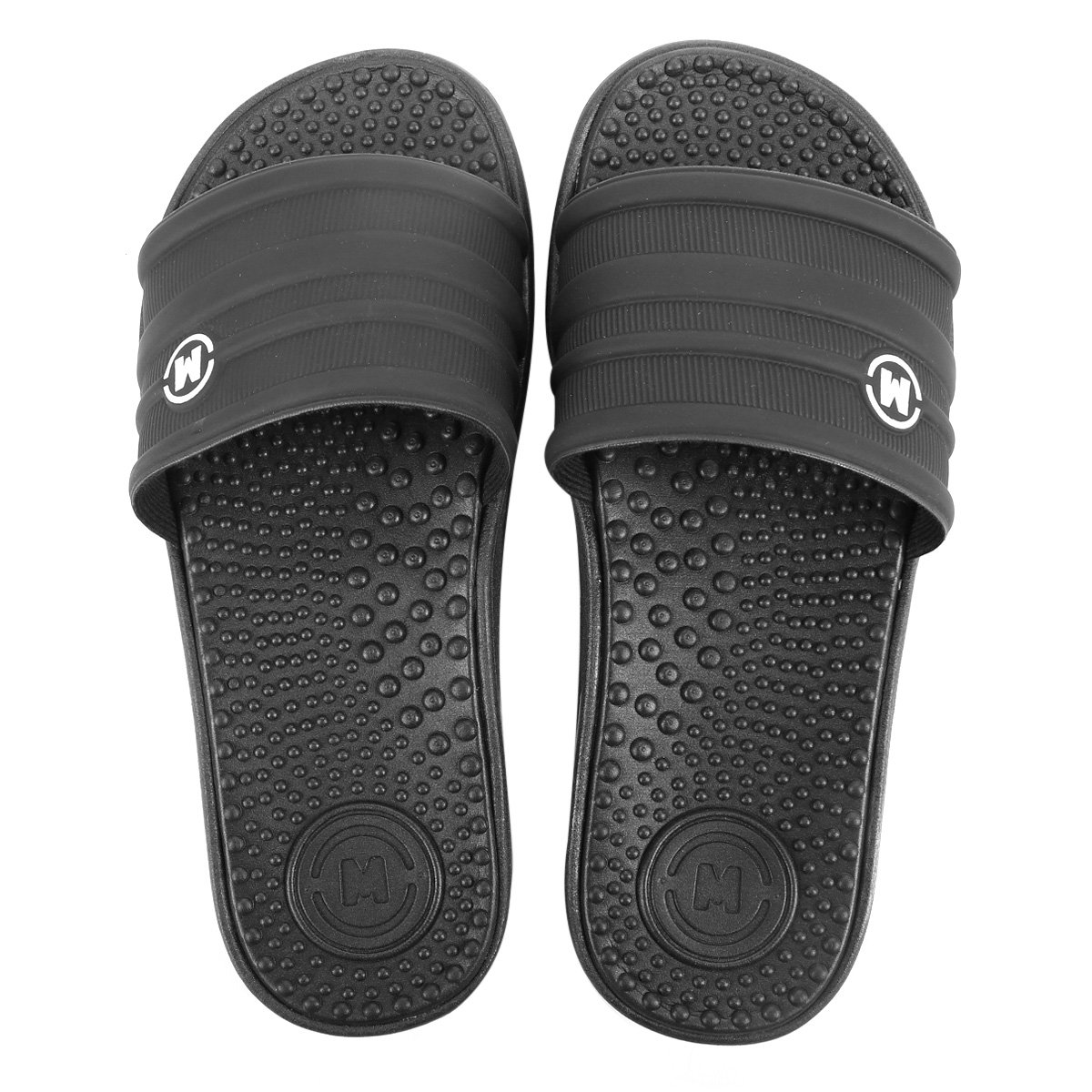 Chinelo Infantil Molekinho Slide Menino - Preto Menor preço em Chinelo Infantil Molekinho Slide Menino - Preto