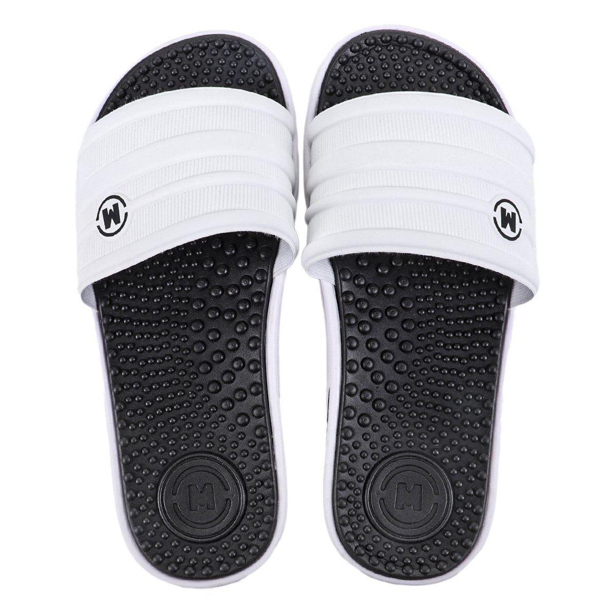 Chinelo Infantil Molekinho Slide Menino - Branco Menor preço em Chinelo Infantil Molekinho Slide Menino - Branco