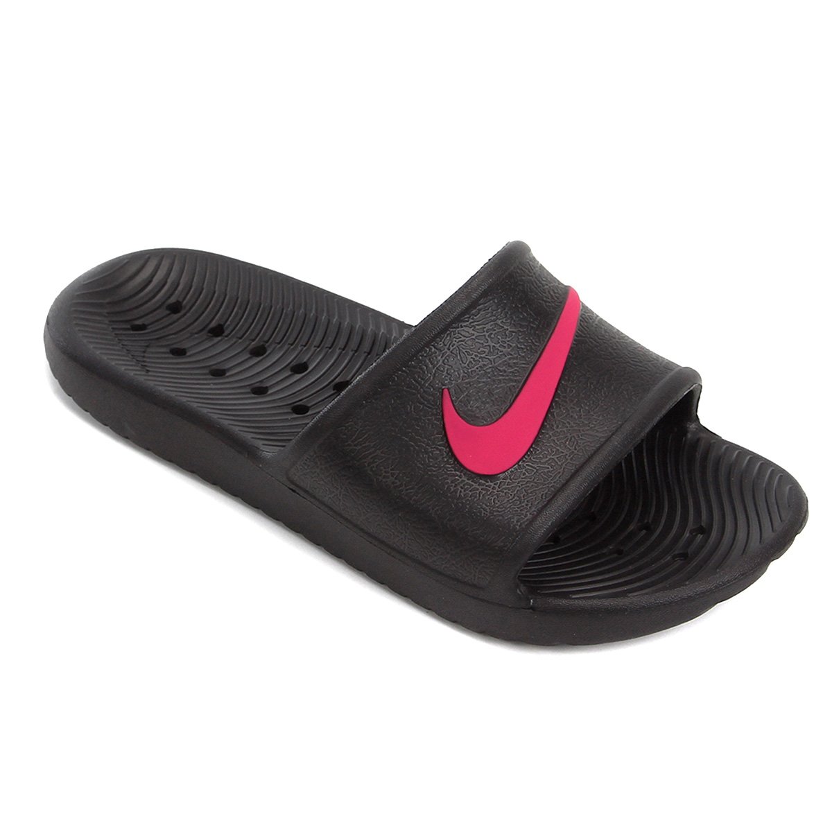 Chinelo Infantil Nike Kawa Shower BGP - Preto+Pink Menor preço em Chinelo Infantil Nike Kawa Shower BGP - Preto+Pink