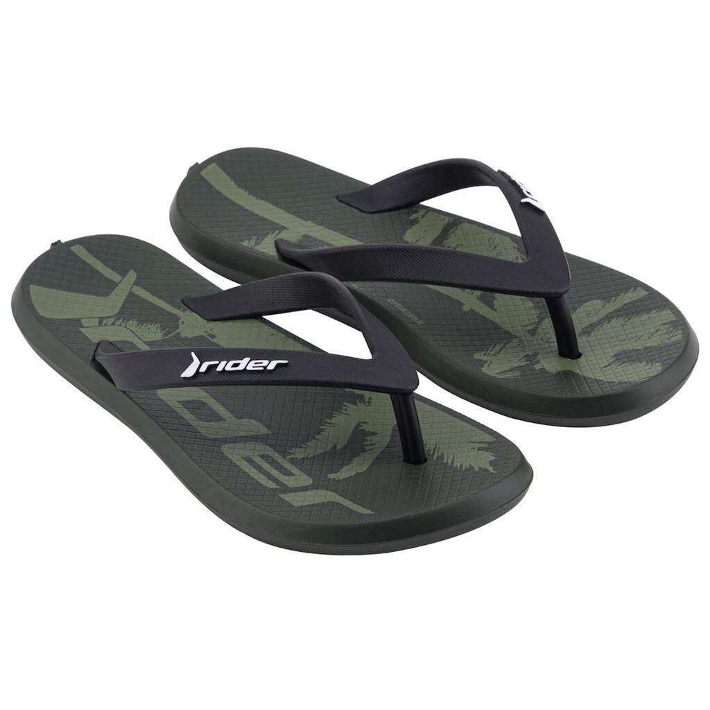 Chinelo Infantil Rider R1 Style Dedo Preto/Azul 30