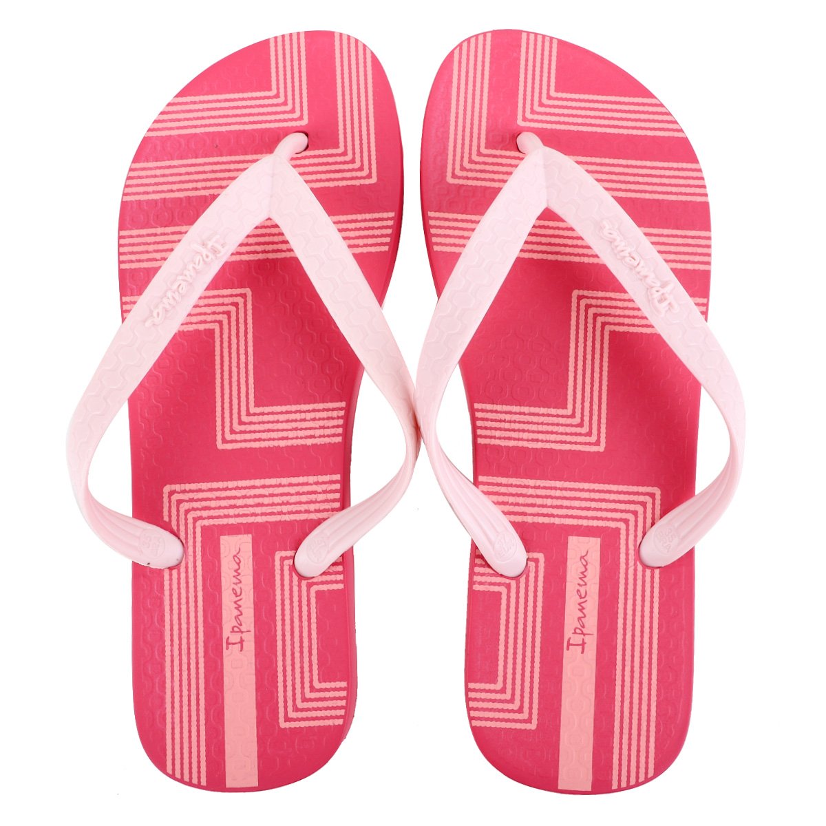 Chinelo Ipanema Básico Animal Print Feminino - Rosa Menor preço em Chinelo Ipanema Básico Animal Print Feminino - Rosa