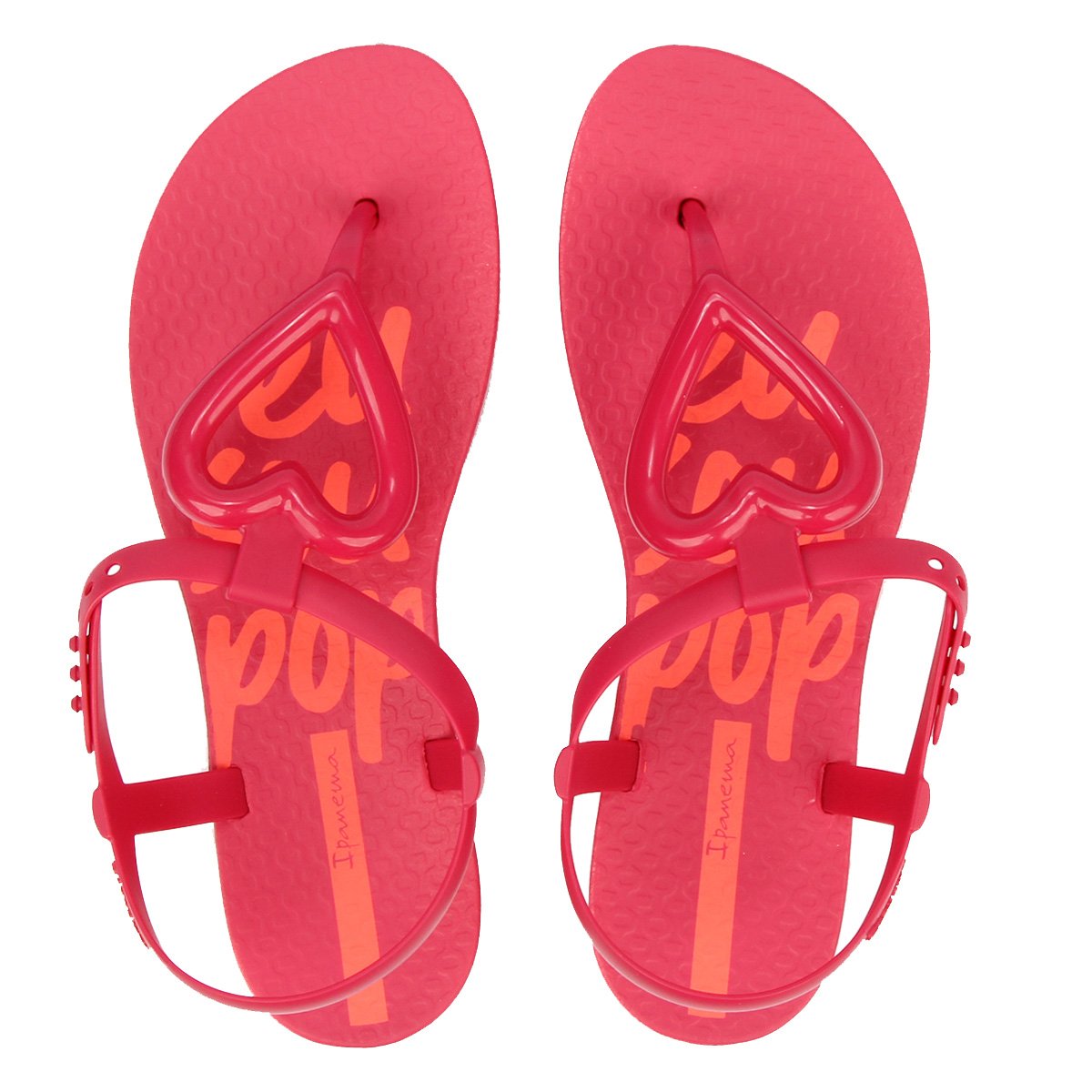 Chinelo Ipanema Class Pop Coração Feminino - Rosa Menor preço em Chinelo Ipanema Class Pop Coração Feminino - Rosa