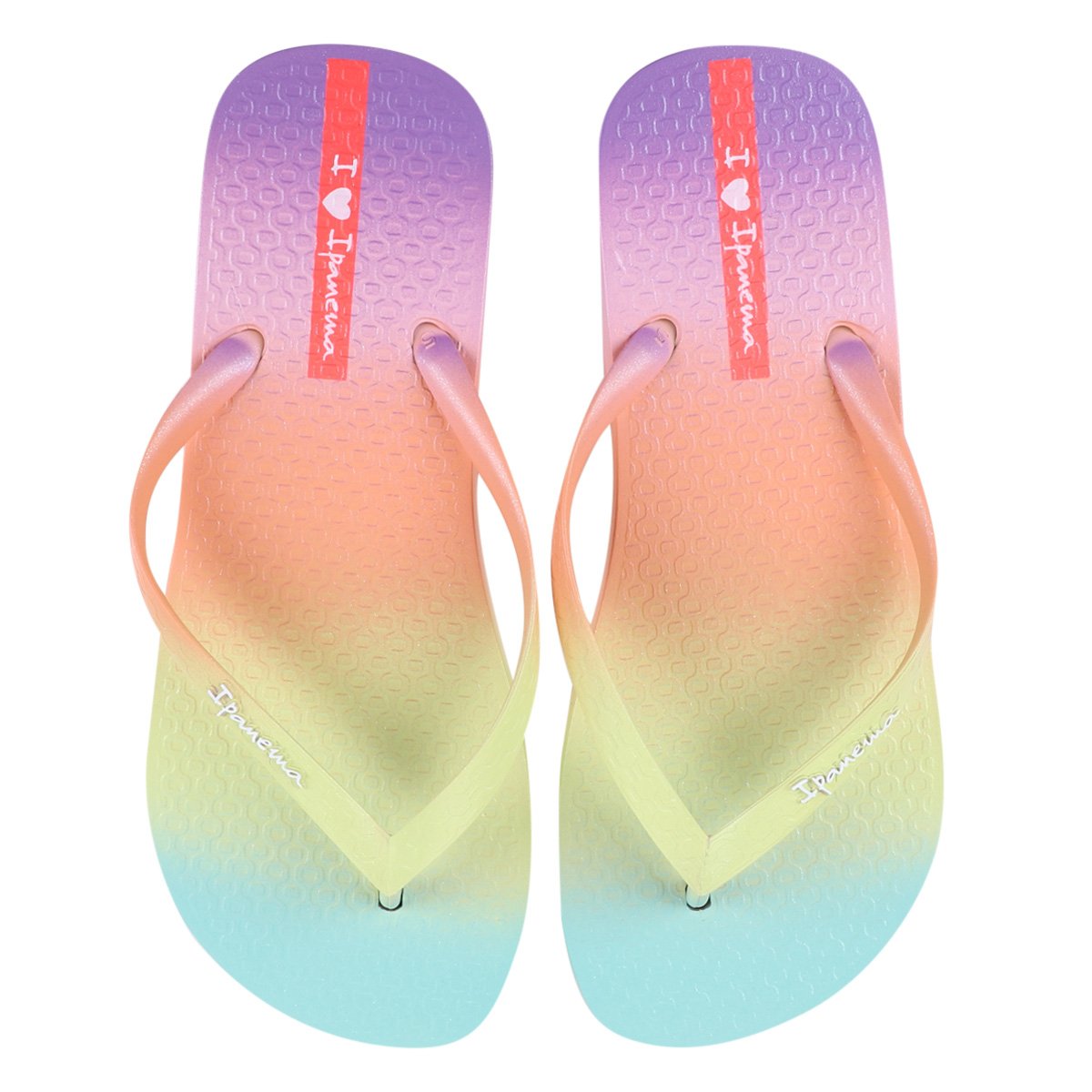 Chinelo Ipanema Degrade Colorido Feminino - Roxo+Azul Menor preço em Chinelo Ipanema Degrade Colorido Feminino - Roxo+Azul