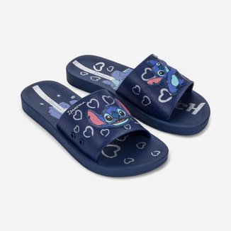 Chinelo Ipanema Disney Fun Slide Stitch Azul