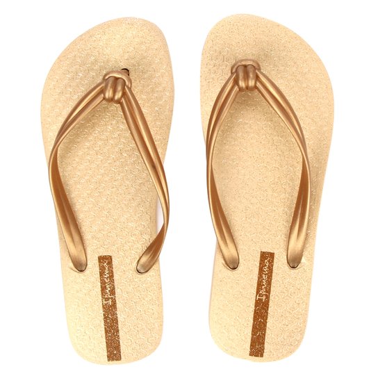 Chinelo Ipanema Elo Chic Feminino - Bege