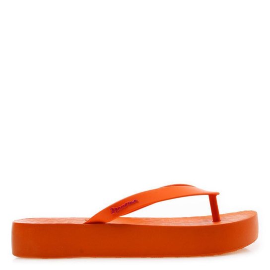 Chinelo Ipanema Flatform Infinit Feminino - Laranja