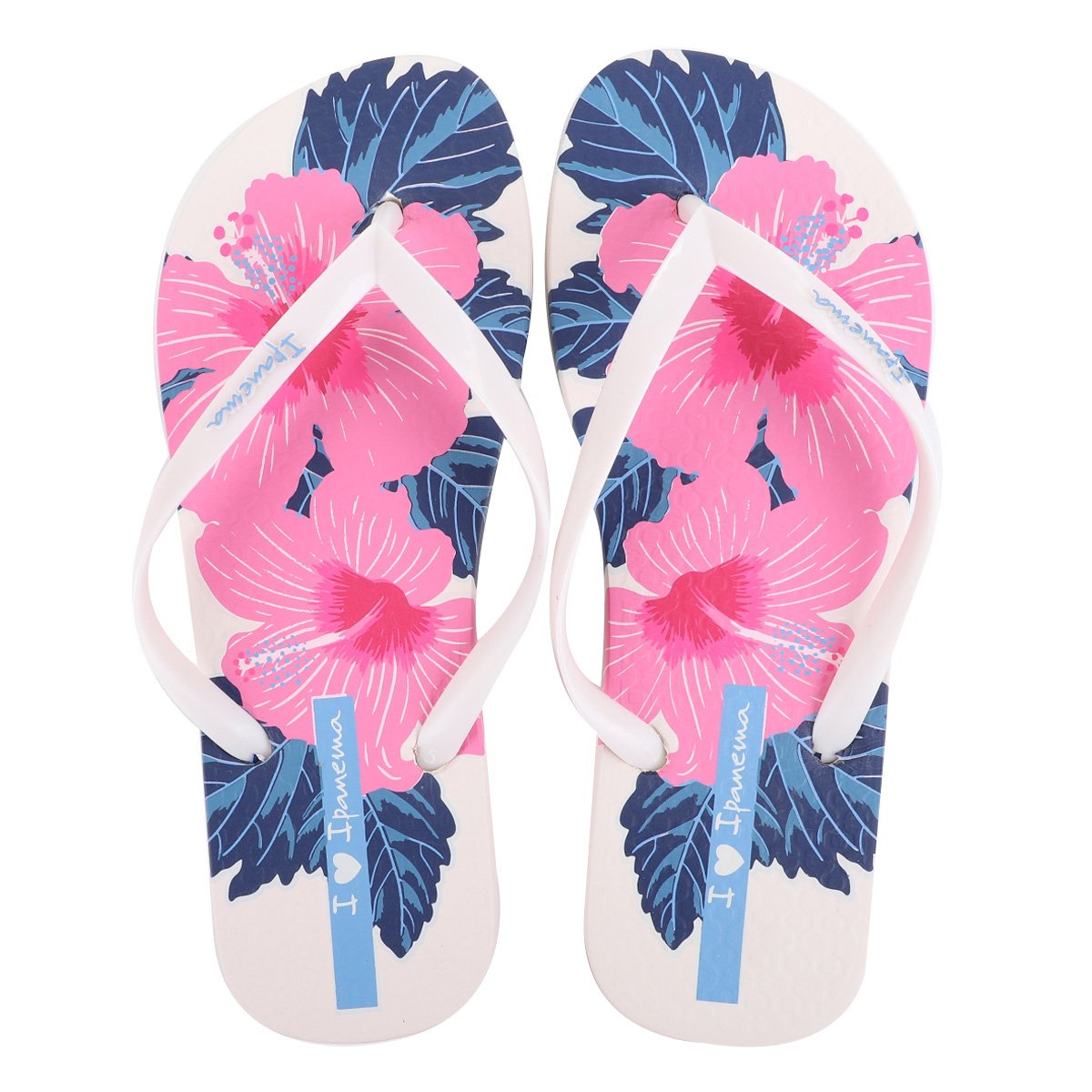 Chinelo Ipanema Mix de Estampas Feminino - Branco Menor preço em Chinelo Ipanema Mix de Estampas Feminino - Branco