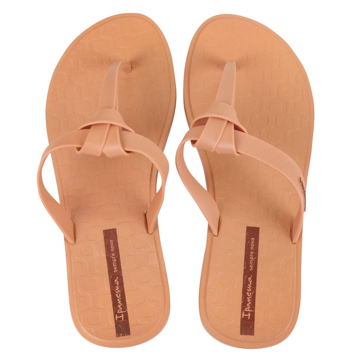 Chinelo Ipanema Nó Feminino - Bege Menor preço em Chinelo Ipanema Nó Feminino - Bege