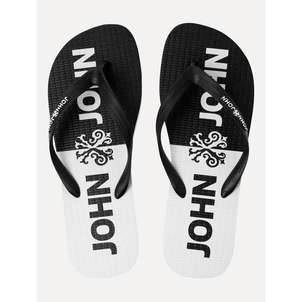 Chinelo John John Masculino Black And White