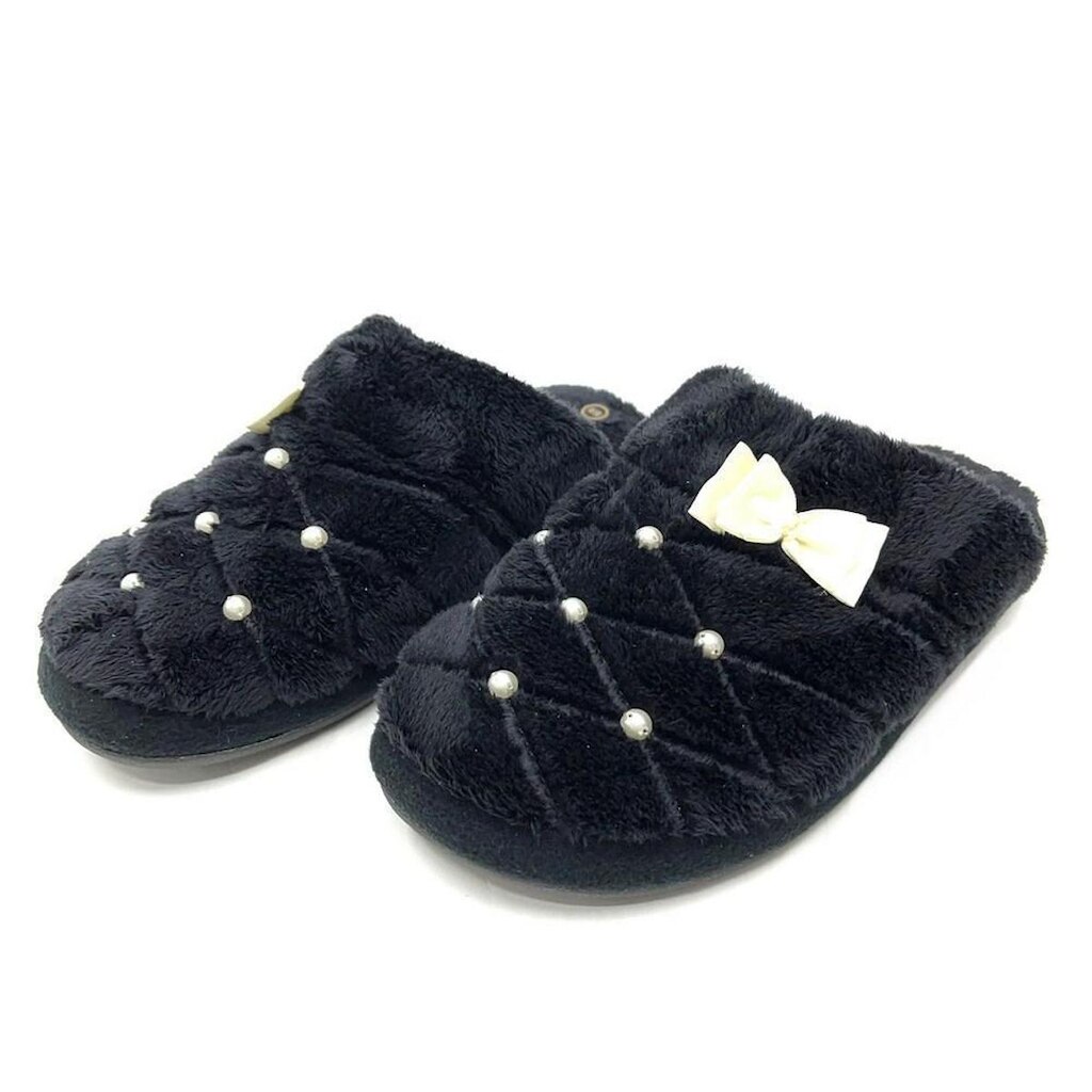 Chinelo Katurê Pantufa em Fleece com Pérola Feminina