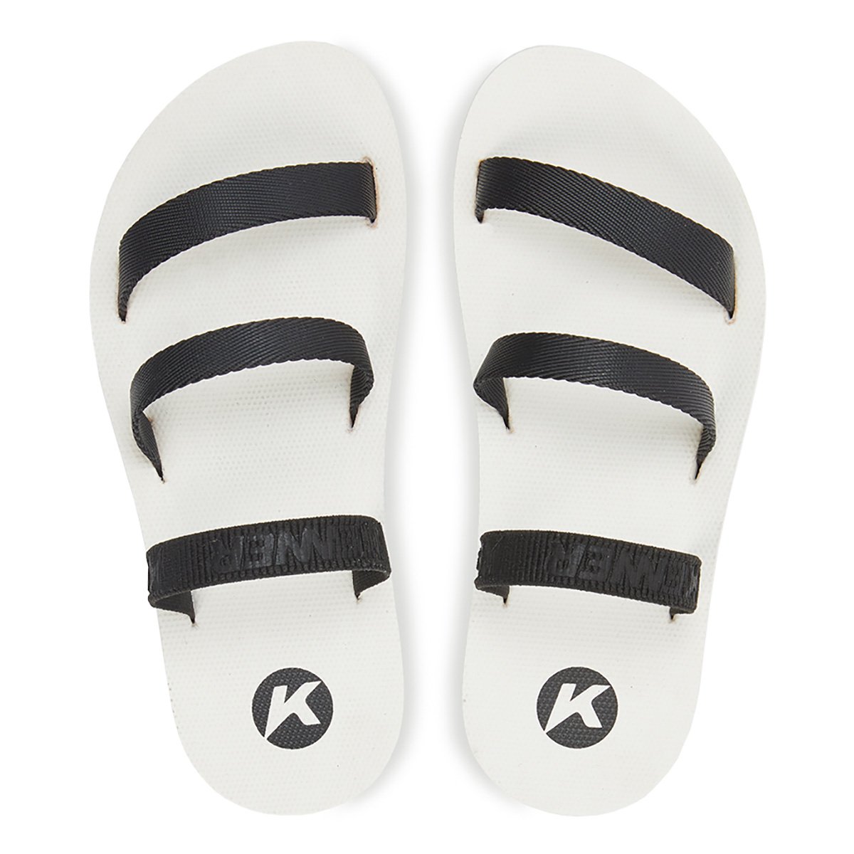 Chinelo Kenner Flat Tri Feminino - Preto+Branco é boa?