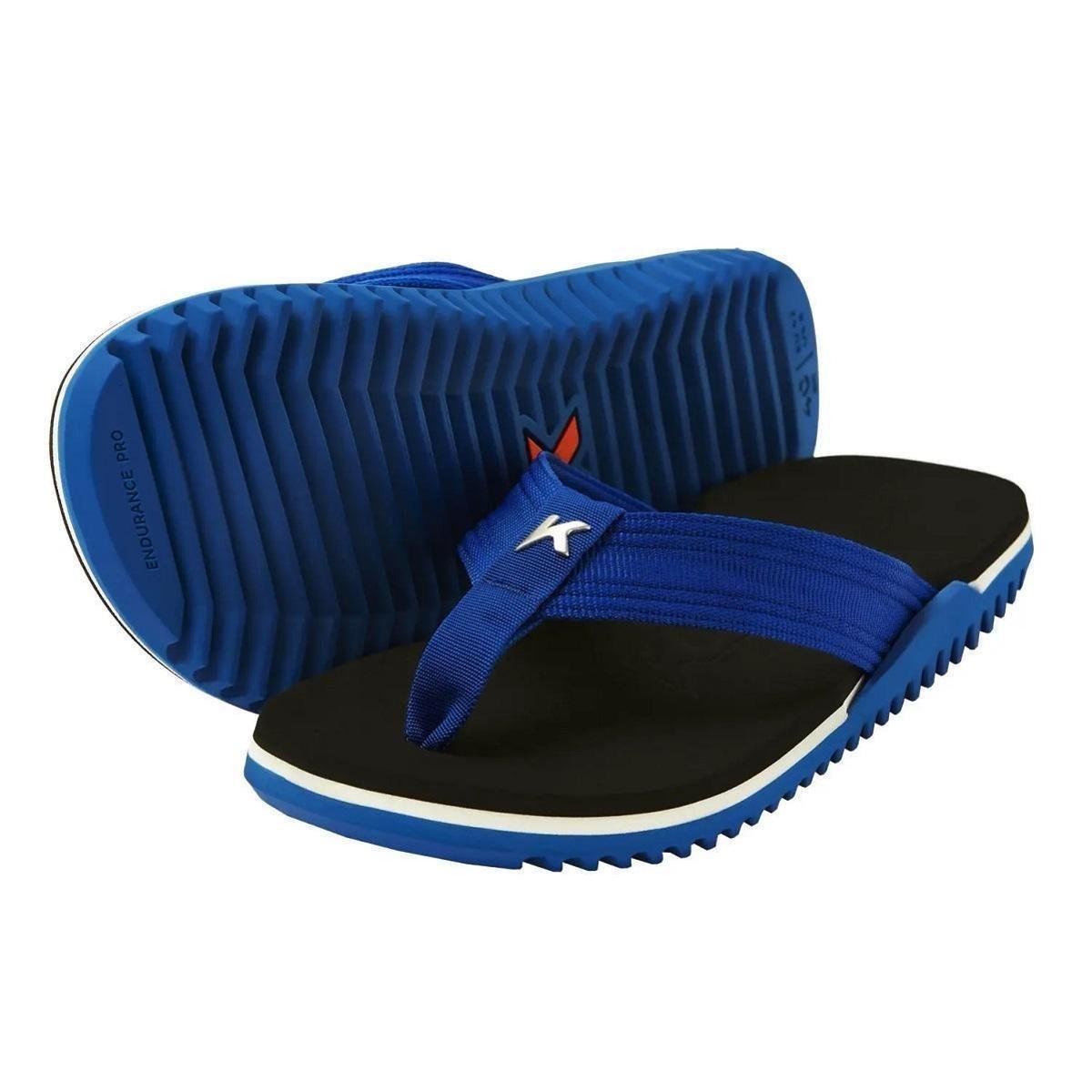 Chinelo Kenner NK6 DFZ-06 Preto e Azul - Masculino | Zattini
