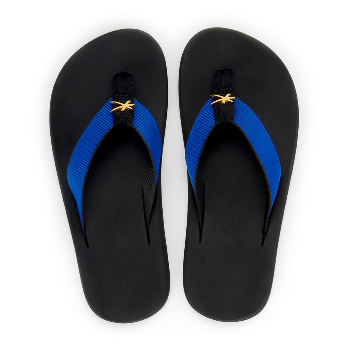 Chinelo Kenner One Black Masculino - Preto+Azul Menor preço em Chinelo Kenner One Black Masculino - Preto+Azul