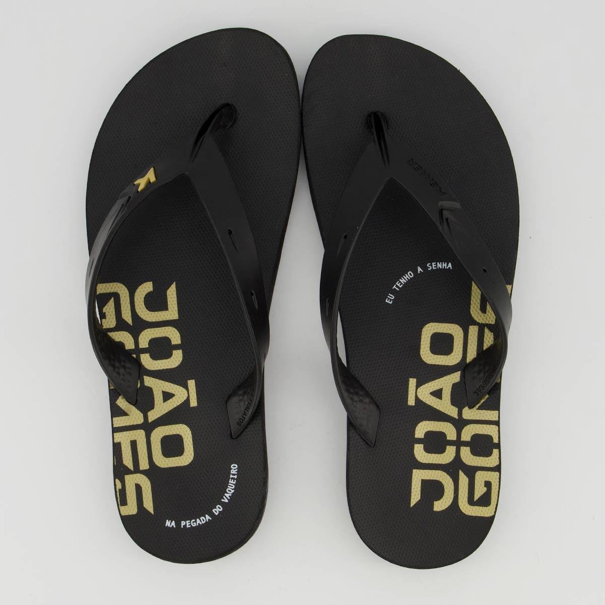 Chinelo Kenner Summer Red João Gomes Preto Zattini