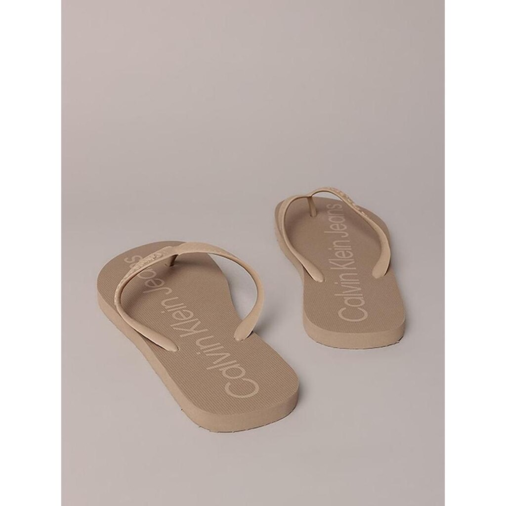 Chinelo Masculino Basic Calvin Klein Jeans Caqui Claro