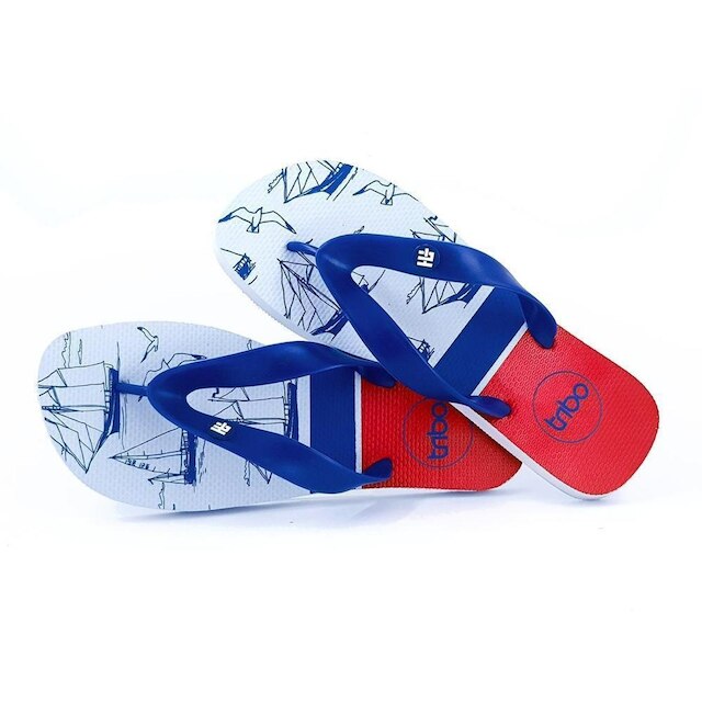 Chinelo Masculino Borracha Conforto Duas Tiras Estampado