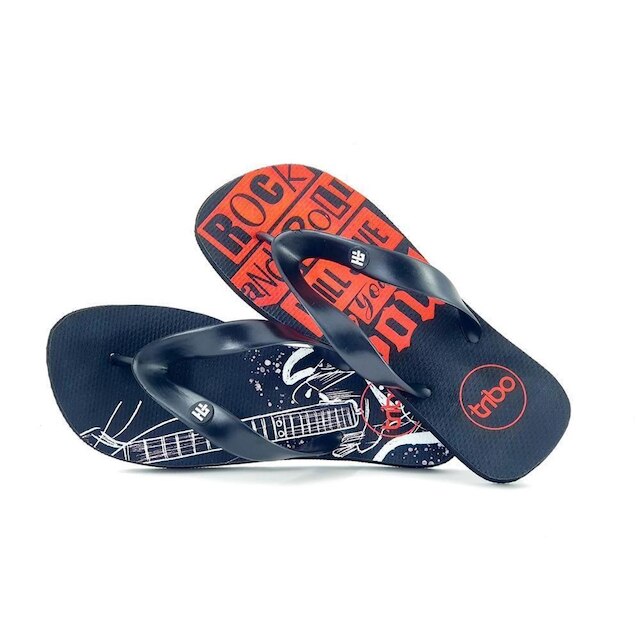 Chinelo Masculino Borracha Conforto Duas Tiras Estampado