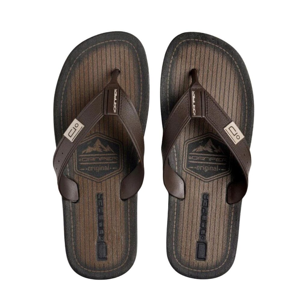 Chinelo Masculino Chinelo Danper Original Casual Couro Eco