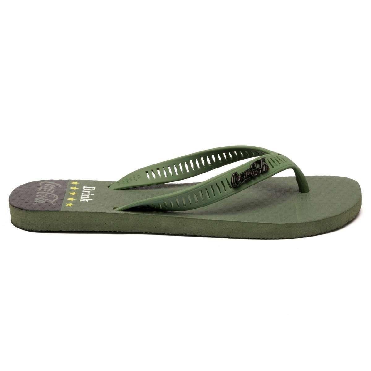 Chinelo Masculino Coca-Cola Gove 2 Verde Musgo - CC4435 | Zattini