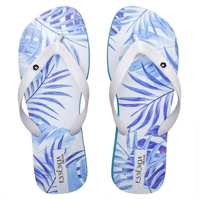 Chinelo Masculino com Azul Casual Tradicional Dia a Dia Tiras