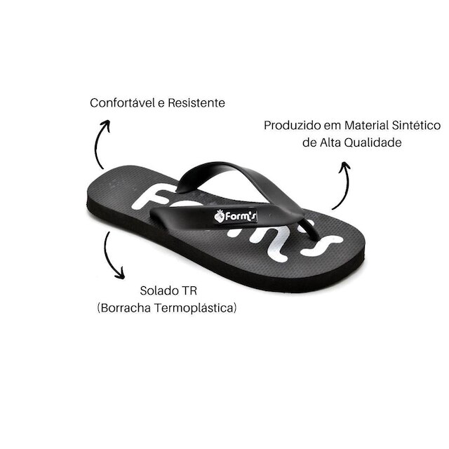 Chinelo Masculino Confortável de Dedo Estiloso Moda Praia Verão Resistente Macio Antiderrapante