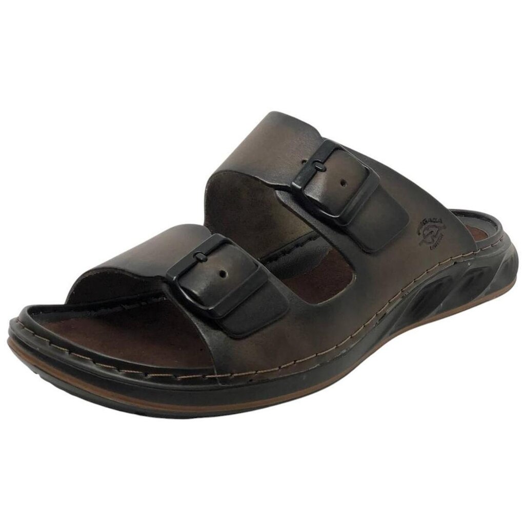 Chinelo Masculino Conforto Dia a Dia Couro Pegada