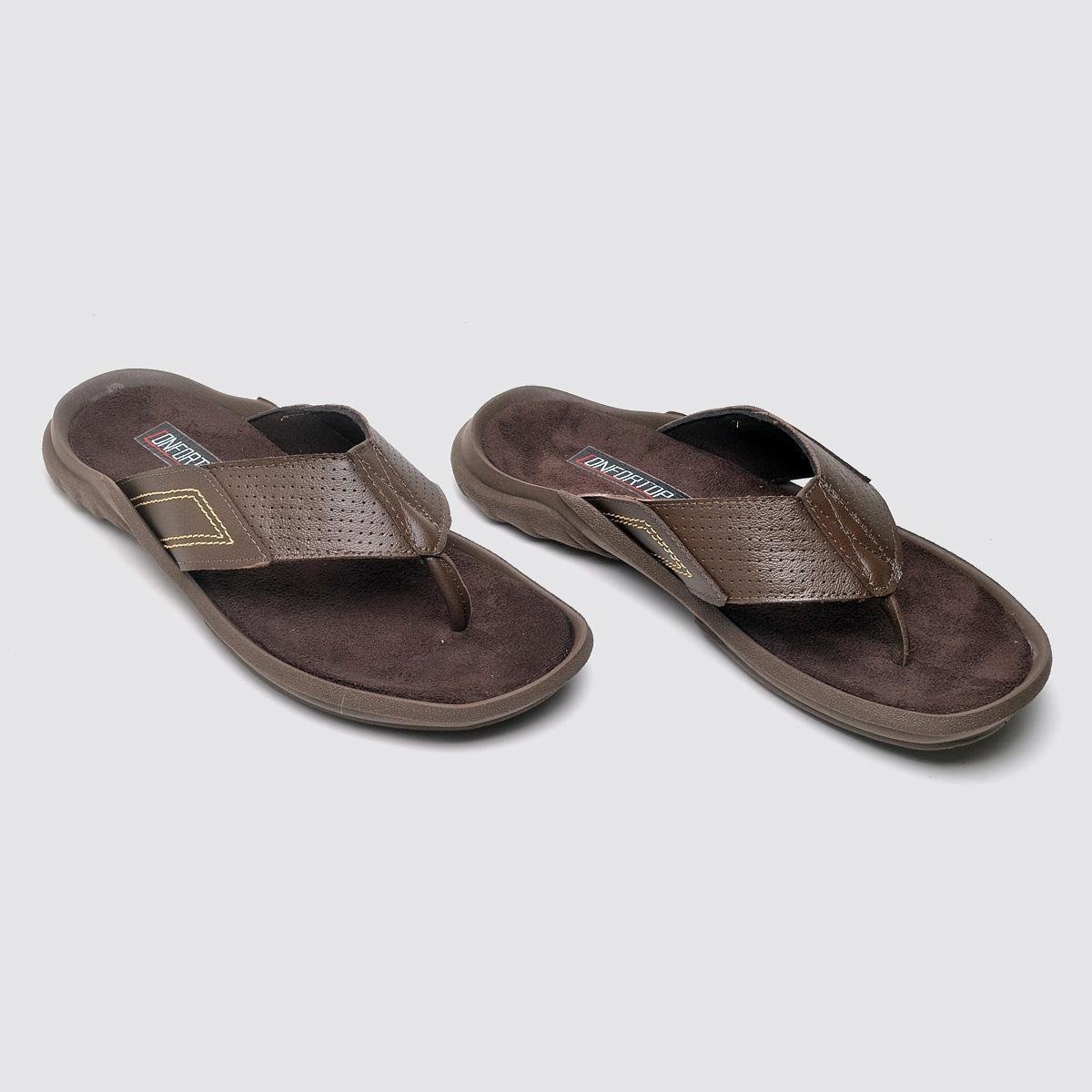 Chinelo Masculino em Couro Legítimo Anatômico Menor preço em Chinelo Masculino em Couro Legítimo Anatômico