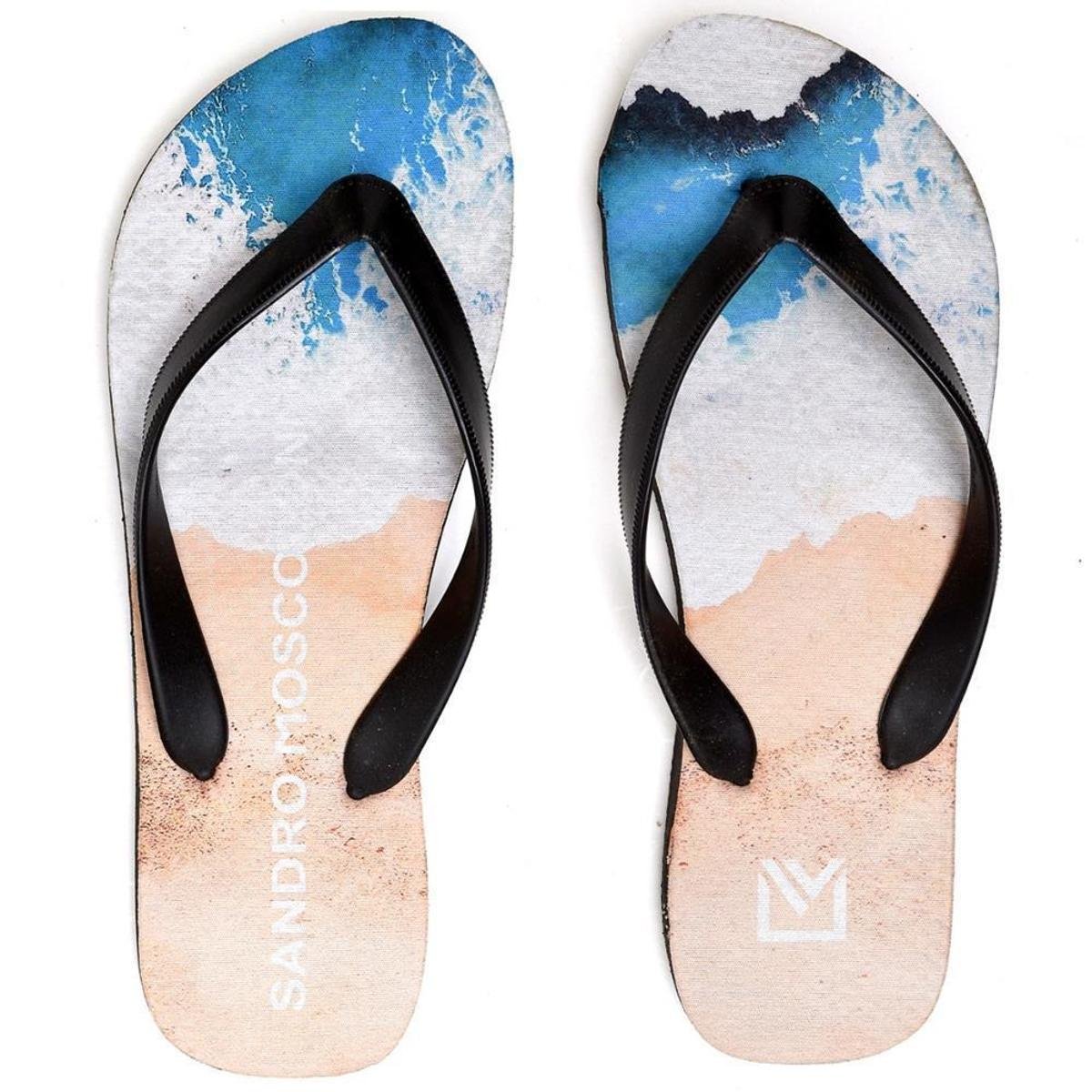 Chinelo Masculino Estampado Borracha Dia a Dia Casual Verão Menor preço em Chinelo Masculino Estampado Borracha Dia a Dia Casual Verão