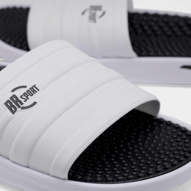 Chinelo Masculino Gaspea Way Br Sports 2254105 Branco/Preto