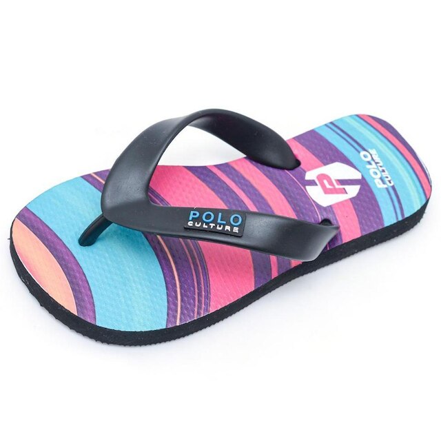 Chinelo Masculino Infantil Borracha Estampado Tiras Larga