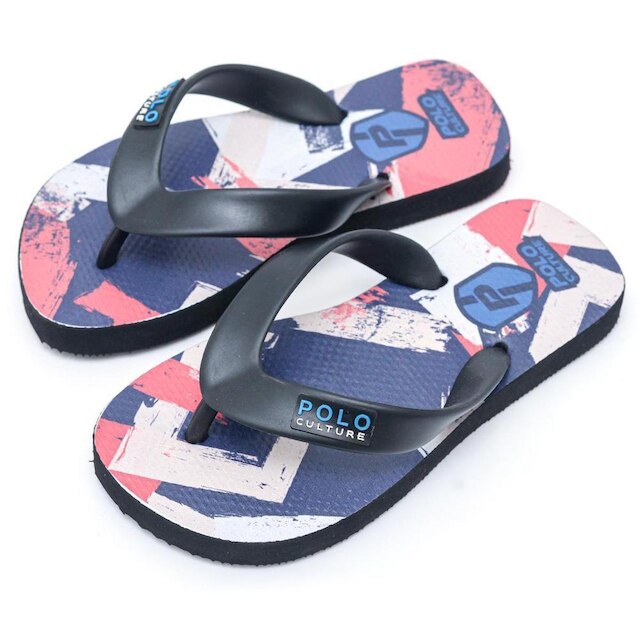Chinelo Masculino Infantil Borracha Estampado Tiras Larga