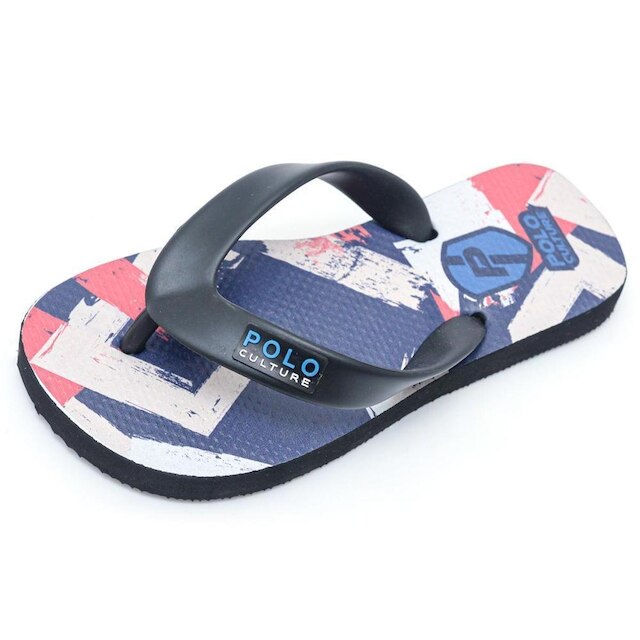 Chinelo Masculino Infantil Borracha Estampado Tiras Larga