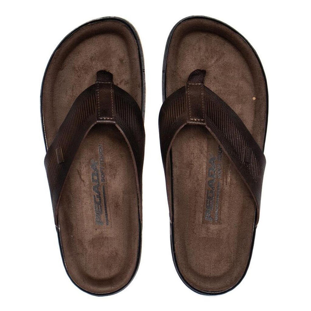 Chinelo Masculino Pegada Rustic Tiras De Dedo Marrom