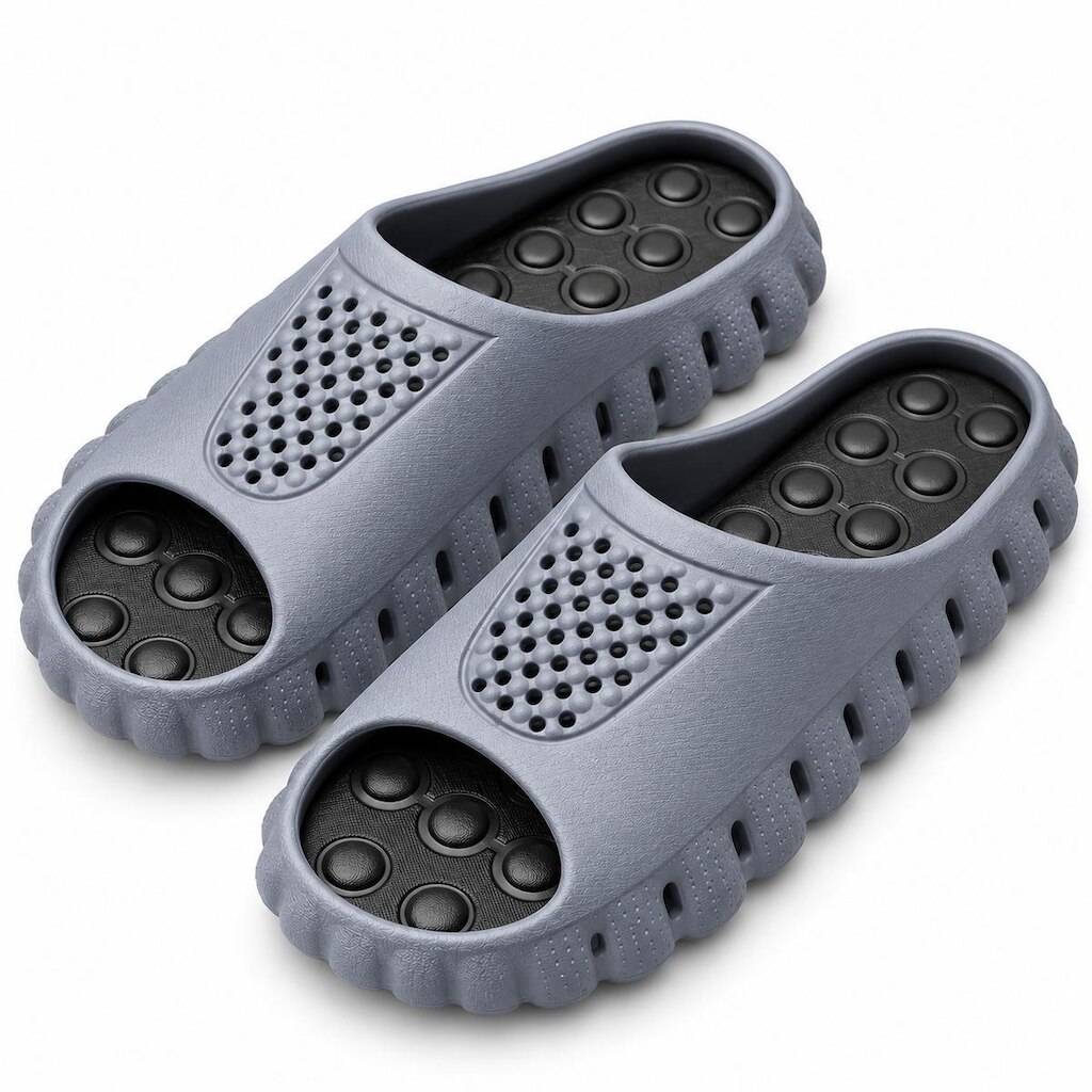 Chinelo Masculino Slide Nuvem Calce Fácil Casual Perfurado