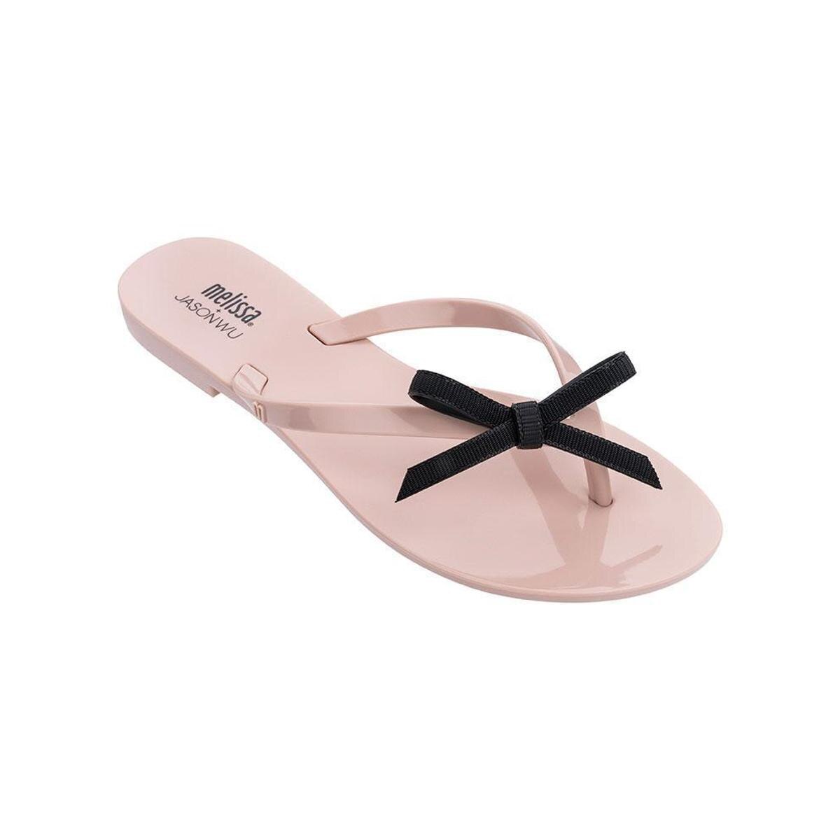 Sandales Melissa + Jason Wu 'Harmonic' - Modèle Flip Flops Blanc/Beige - Neuf Avec Boîte