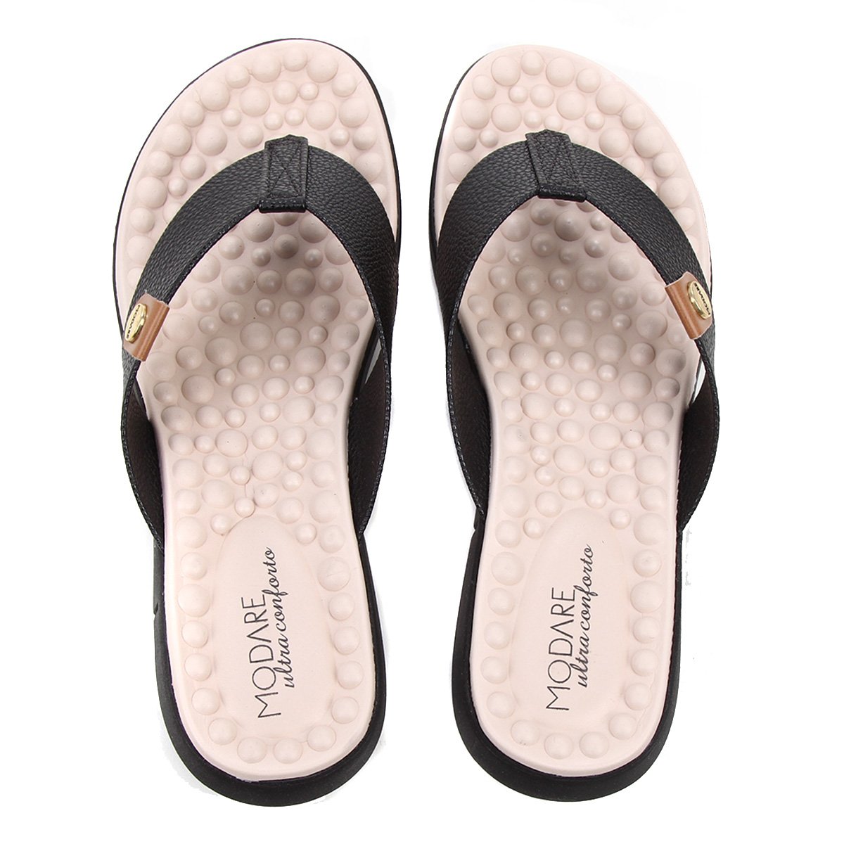 Chinelo Modare Feminino - Preto Menor preço em Chinelo Modare Feminino - Preto