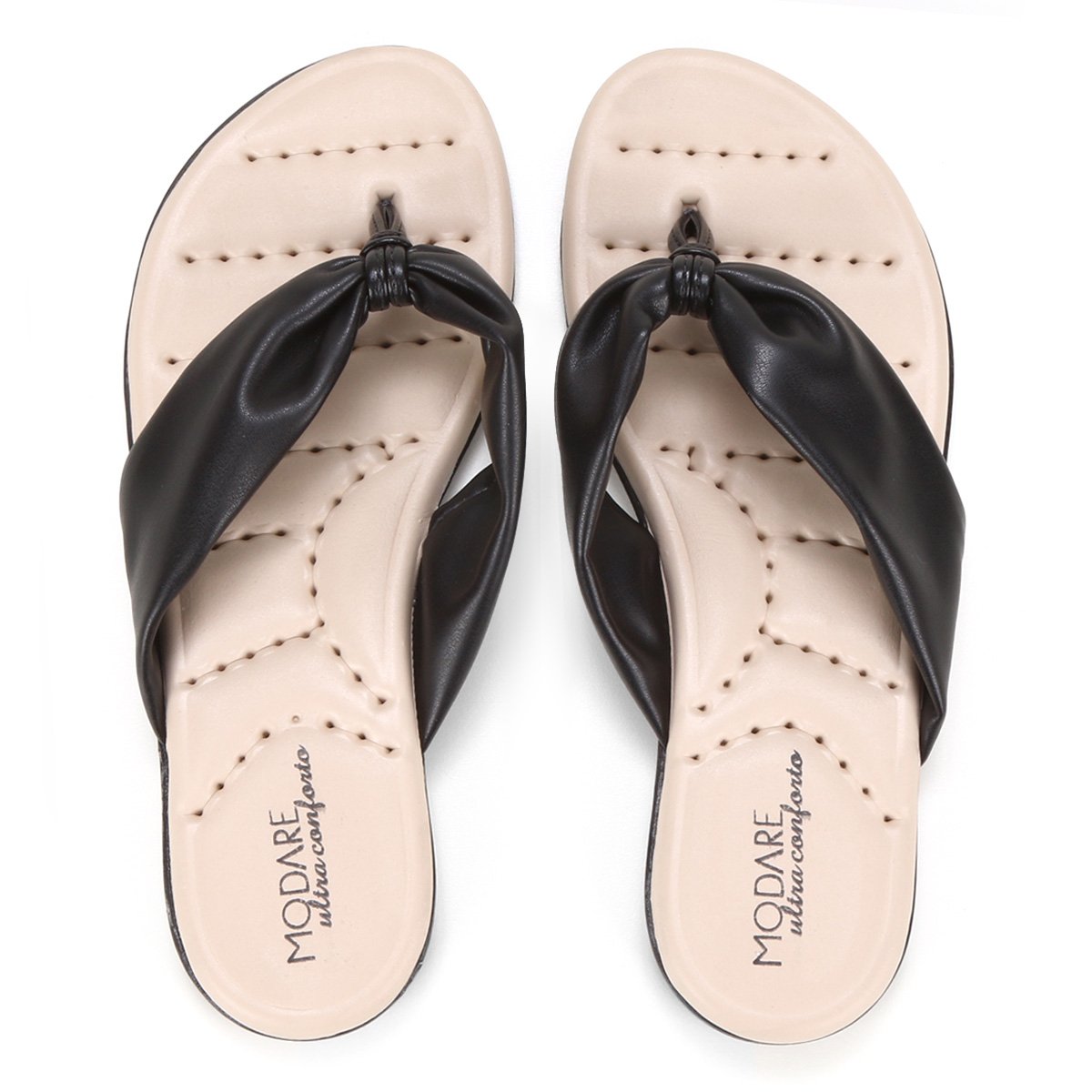 Chinelo Modare Palmilha Conforto Feminino - Preto Menor preço em Chinelo Modare Palmilha Conforto Feminino - Preto
