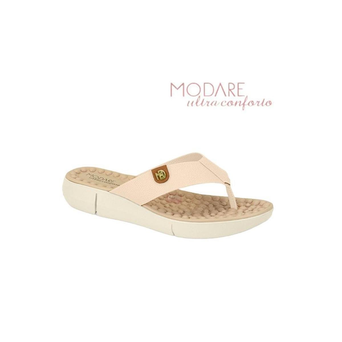 Chinelo Modare Tamanco Ultra Conforto Massageador Esporao - Marrom Claro Menor preço em Chinelo Modare Tamanco Ultra Conforto Massageador Esporao - Marrom Claro