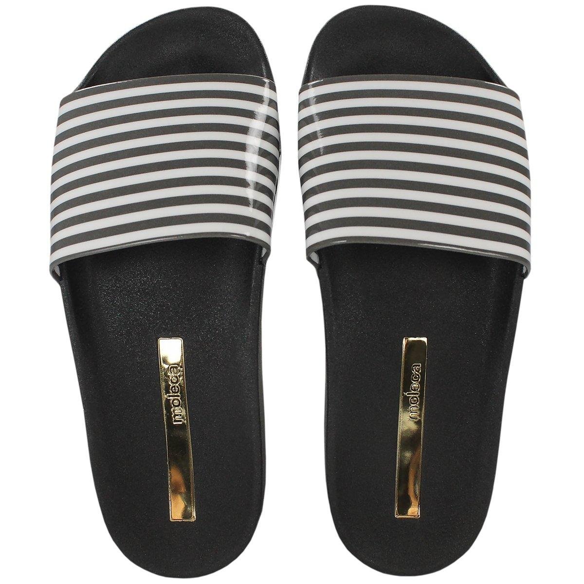 Chinelo Moleca Slide Feminino - Preto Menor preço em Chinelo Moleca Slide Feminino - Preto